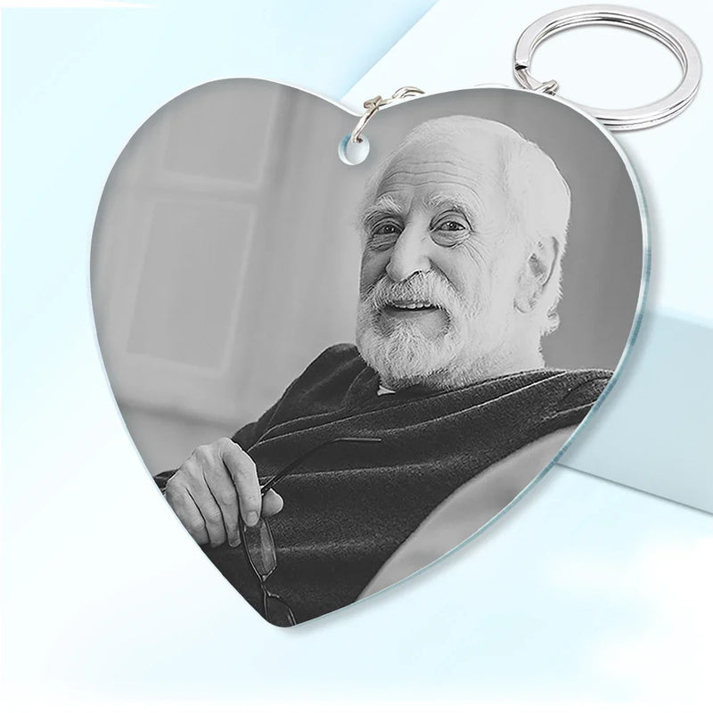 Custom Photo Keep Making Her Proud - Personalized Acrylic Keychain