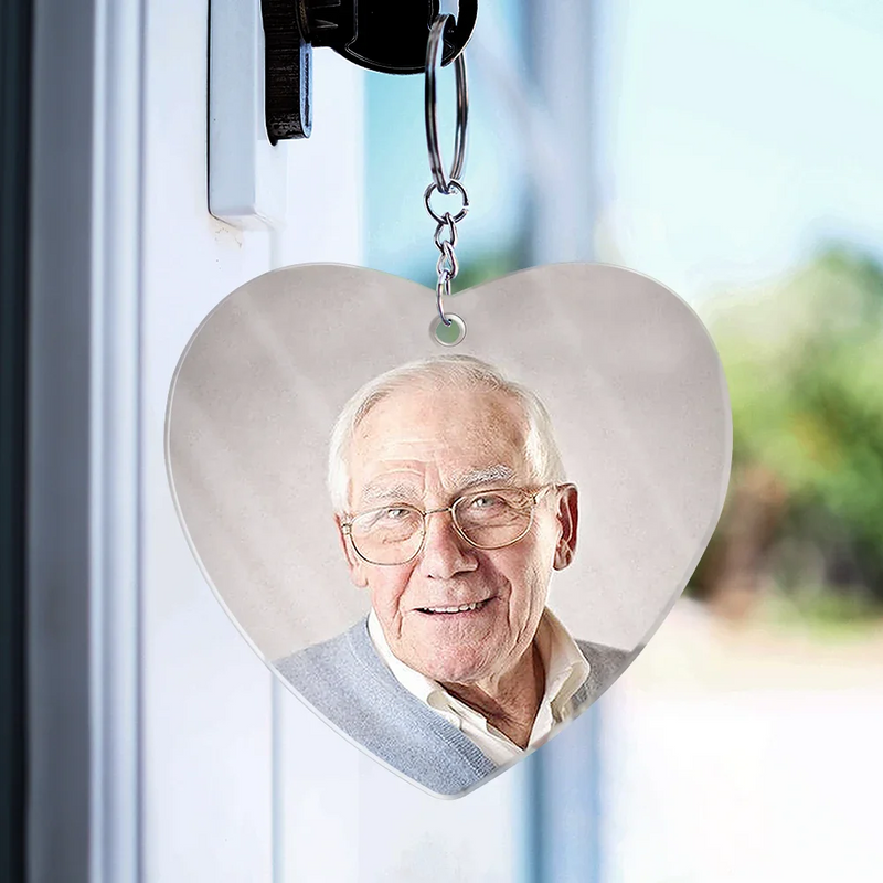 Custom Photo Keep Making Her Proud - Personalized Acrylic Keychain