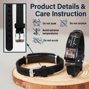 Custom Photo Keep Making Her Proud - Personalized Wristband Bracelet