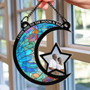 Custom Photo From Our First Kiss Till Our Last Breath - Personalized Window Hanging Suncatcher Ornament