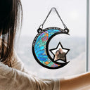 Custom Photo From Our First Kiss Till Our Last Breath - Personalized Window Hanging Suncatcher Ornament