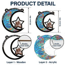 Custom Photo From Our First Kiss Till Our Last Breath - Personalized Window Hanging Suncatcher Ornament