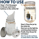 Maman chien, ta lumière brillera toujours dans mon cœur - Lampe de pot Mason personnalisée