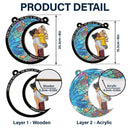 From Our First Kiss Till Our Last Breath Couple - Personalized Window Hanging Suncatcher Ornament