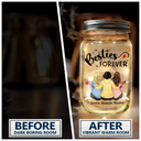 Friendship I'm Here For You - Personalized Mason Jar Light