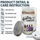 Friendship I'm Here For You - Personalized Mason Jar Light