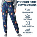 Family, Parents - Custom Photo Christmas Family Faces - Personalized Pajama Pants