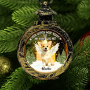Christmas,Pet Lovers,Dog Lovers,Memorial,Custom Photo,Sad - Custom Photo Your Light Will Always Shine In My Heart Memorial - Personalized Candlelight Lantern Ornament