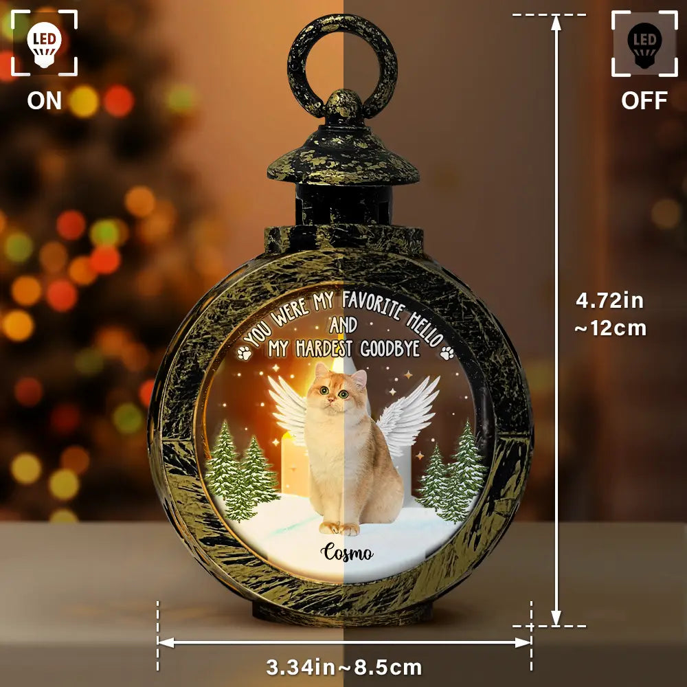 Christmas,Pet Lovers,Dog Lovers,Memorial,Custom Photo,Sad - Custom Photo Your Light Will Always Shine In My Heart Memorial - Personalized Candlelight Lantern Ornament