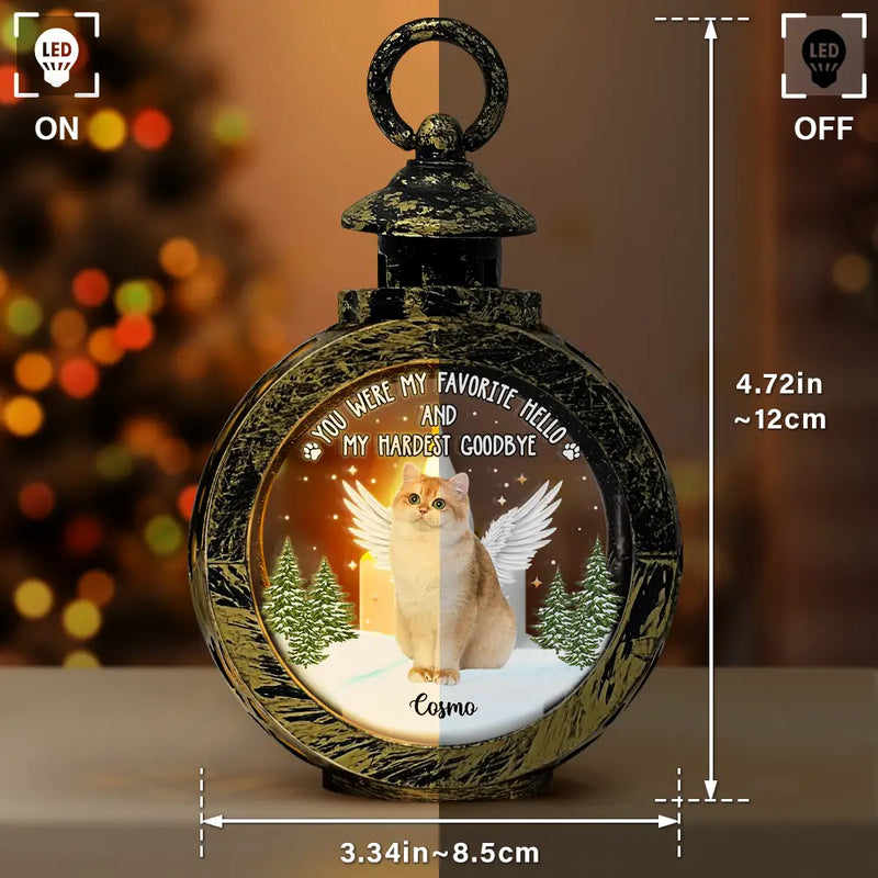 Christmas,Pet Lovers,Dog Lovers,Memorial,Custom Photo,Sad - Custom Photo Your Light Will Always Shine In My Heart Memorial - Personalized Candlelight Lantern Ornament