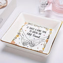 Gift For Bestie, Gift For Sisters - Holding Hands It Takes A Long Time To Grow An Old Friend - Personalized Ring Dish