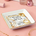 Gift For Bestie, Gift For Sisters - Holding Hands It Takes A Long Time To Grow An Old Friend - Personalized Ring Dish