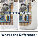 This Is My Book Reading Blanket - Personalized Fleece Blanket, Sherpa Blanket