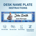 Gift For Bestie, Gift For Sisters, Gifts For Colleagues - Custom Photo Chief Fun Officer - Personalized Desk Name Plate