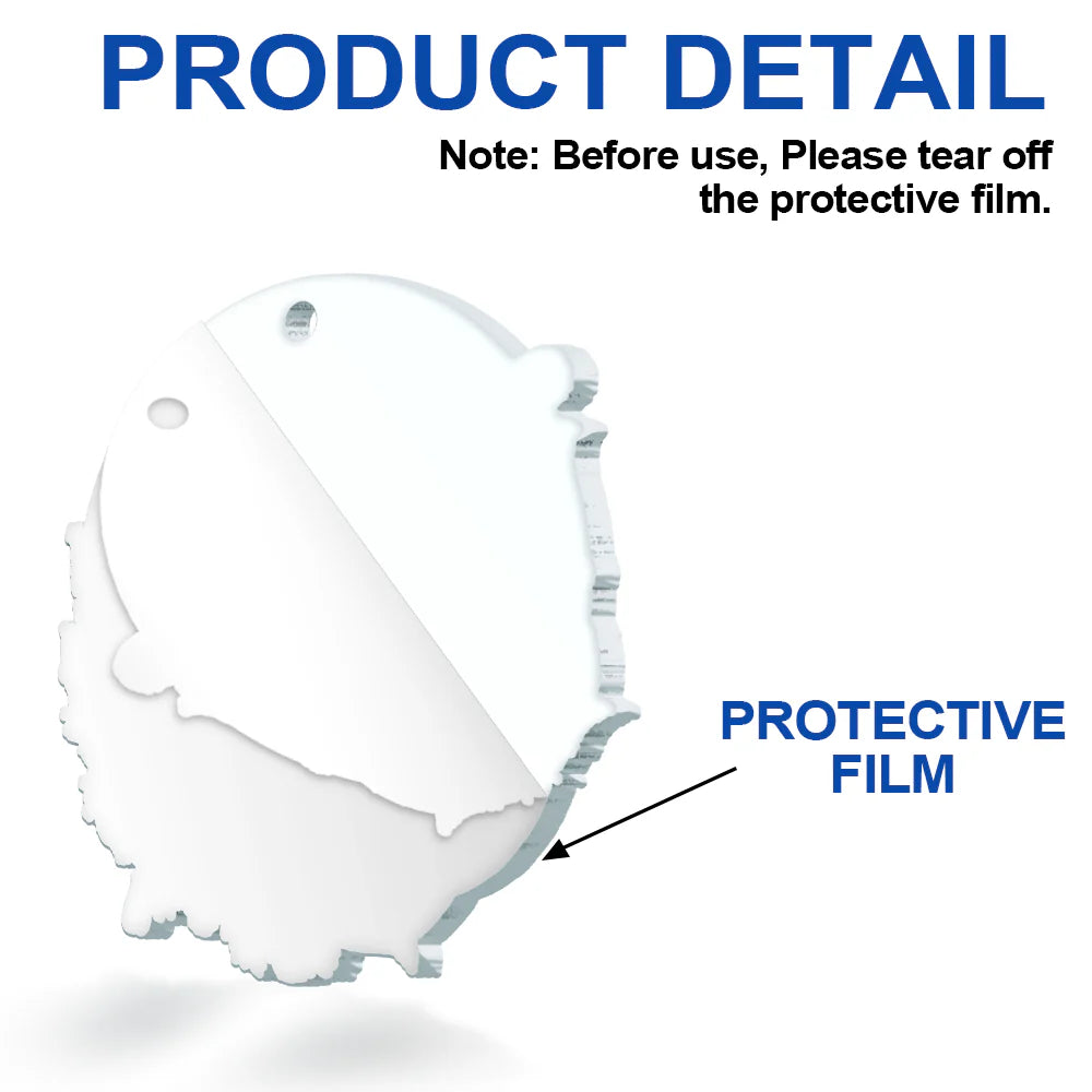 Ornement commémoratif familial « You Never Walk Alone » personnalisé en acrylique 