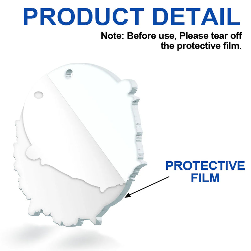 Ornement commémoratif familial « You Never Walk Alone » personnalisé en acrylique 