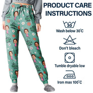 Custom Photo,Gift For Grandma,Gift For Mother,Happy - Custom Photo Best Grandma Nana Mom Ever - Personalized Pajama Pants