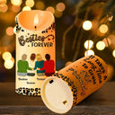 Happy,Gift For Bestie,Gift For Sisters - It Takes A Long Time To Grow An Old Friends - Personalized Flameless LED Candle