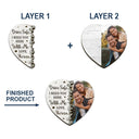 Gift For Couples, Gift For Husband, Gift For Wife, Gift For Boyfriend, Gift For Girlfriend - Custom Photo I Need You Here With Me - Personalized Custom Shaped Car Visor Clip