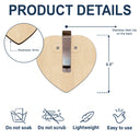 Custom Photo I Need You Here With Me - Personalized Custom Shaped Car Visor Clip