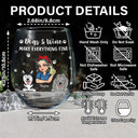 Gift For Yourself,Happy,Dog Lovers,Dog Mom - Dogs And Wine Make Everything Fine - Personalized Stemless Wine Glass