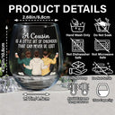 Gift For Sibling, Gift For Brothers, Gift For Sisters, Family - A Cousin Is A Little Bit Of Childhood - Personalized Stemless Wine Glass