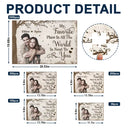 Gift For Couples, Gift For Husband, Gift For Wife, Gift For Boyfriend, Gift For Girlfriend - Custom Photo My Favorite Place In All The World - Personalized Jigsaw Puzzle