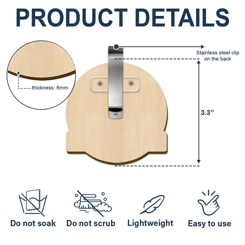 Gift For Couples,Gift For Boyfriend,Gift For Husband,Gift For Wife,Gift For Girlfriend,Love - Hugging Couple Drive Safe Because Your Wife Loves You - Personalized Custom Shaped Car Visor Clip