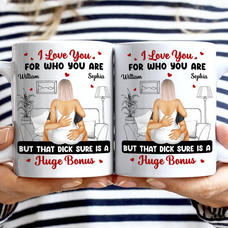 Gift For Couples, Gift For Boyfriend, Gift For Husband, Gift For Wife, Gift For Girlfriend - Sexy Couple Roses Are Red The Morning Is Foggy - Personalized Mug