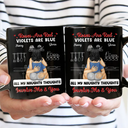 Gift For Couples, Gift For Boyfriend, Gift For Husband, Gift For Wife, Gift For Girlfriend - Sexy Couple Roses Are Red The Morning Is Foggy - Personalized Mug