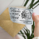 Memorial, Family - Custom Photo I Will Carry You Until I Can See You Again - Personalized Aluminum Wallet Card