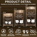 Gift For Bestie, Gift For Sisters - Good Friends Are Like Stars - Personalized Crystal Candle Holder