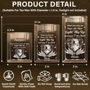 Memorial,Pet Lovers,Dog Lovers,Sad - Custom Photo Memorial When You Miss Me - Personalized Crystal Candle Holder