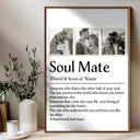 Gift For Couples, Gift For Husband, Gift For Boyfriend, Gift For Girlfriend, Gift For Wife - Custom Photo Couple Soul Mate - Personalized Poster