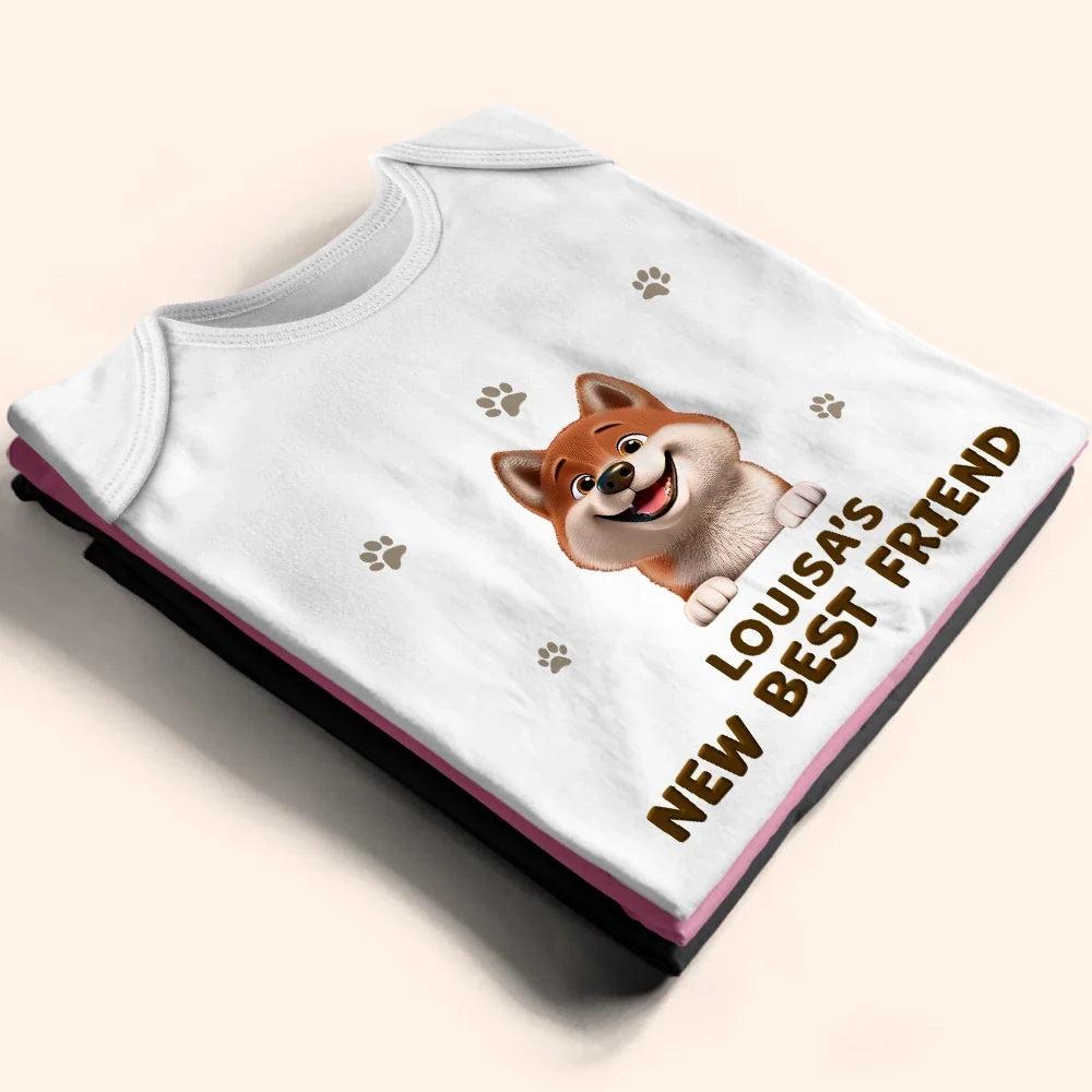 New baby,Dog Lovers,Pet Lovers,Happy,New Mom,New Dad - Baby New Best Friends - Personalized Baby Onesie
