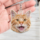 Pet Lovers, Dog Lovers, Cat Lovers - Custom Photo You Are My Sunshine - Personalized Cutout Acrylic Keychain