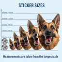 Pet Lovers - Custom Photo Dog Cat Pet Portrait - Personalized Custom Peel-out Hologram Sticker