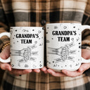 Gift For Husband,Gift For Yourself,Gift For Men,Gift For Father,Gift For Grandpa,Non-Eng,Icon,Humorous - Daddy's Team Fist Bump - Personalized Mug