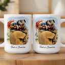 Gift For Husband,Gift For Yourself,Gift For Men,Gift For Father,Gift For Grandpa,Pet Dad,Non-Eng,Photo - Watercolor (with BG),Cozy - Custom Photo Watercolor Painting I Love You Daddy Grandpa Pet Dad - Personalized Mug
