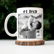 Gift For Husband,Gift For Yourself,Gift For Men,Gift For Father,Gift For Grandpa,Non-Eng,Photo,Cozy - Custom Photo Best Dad Ever No 1 Grandpa - Personalized Mug