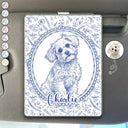 Art Design,Healing,Pet Memorial,Pet Lovers,Memorial,Photo - Pencil Sketch - Remove BG - Custom Photo Pencil Sketch Dog Cat Pet Portrait Toile Remembrance - Personalized Custom Shaped Acrylic Car Visor Clip