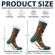 Confident,Christmas,Reading,Gift For Yourself,Gift For Women,Vector - Shhh I'm Reading Gift For Book Lovers - Personalized Socks