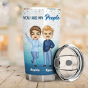 The Fun Laughter & Dislike Of The Same People We Share Made Us Friends Office Worker - Personalized Custom Tumbler