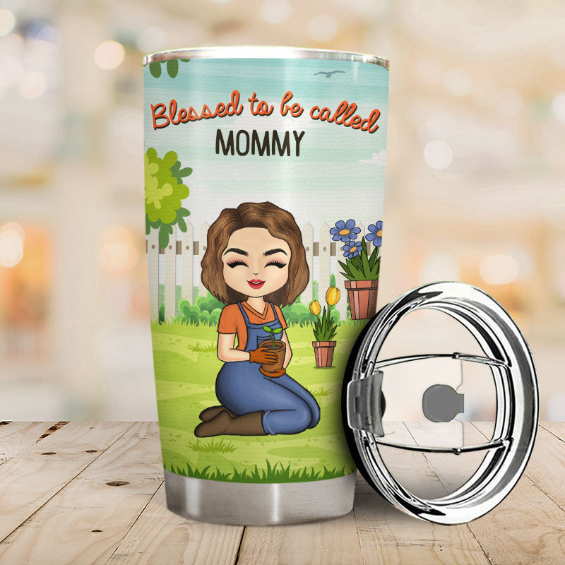 Aimé par ma petite jardinière - Cadeau pour femme - Gobelet personnalisé