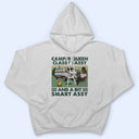 Camper Queen Classy Sassy - Gift For Camping Lovers - Personalized Custom T Shirt