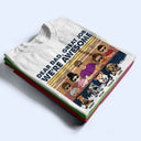 Cher papa, bon travail, nous sommes géniaux. Merci aux enfants et aux animaux de compagnie - Cadeau pour les amoureux des chiens - T-shirt personnalisé