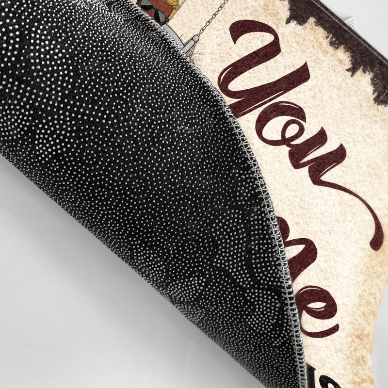 Paillasson personnalisé pour couple, toi et moi, on a compris ! Cadeau pour couple