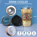 We Go Together Like Drunk And Disorderly Beach Vacation Best Friends - Bestie BFF Gift - Personalized Custom Triple 3 In 1 Can Cooler