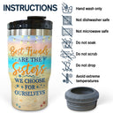 We Go Together Like Drunk And Disorderly Beach Vacation Best Friends - Bestie BFF Gift - Personalized Custom Triple 3 In 1 Can Cooler