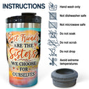 I Love You To The Beach And Back Best Watercolor Beach Best Friends - Bestie BFF Gift - Personalized Custom Triple 3 In 1 Can Cooler